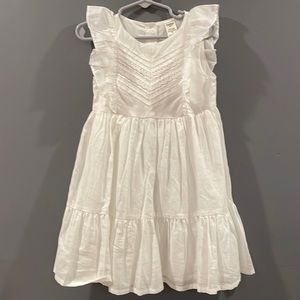 White 4T dress worn once for photos